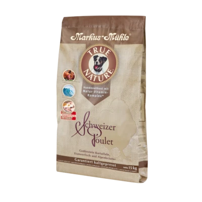 Markus Mühle True Nature SchweizerPoulet 15kg (5 Monate haltbar) mit Gratisprobe - Bild 1 von 2