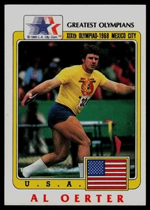 Topps Greatest Olympians #1 1983 Al Oerter EE. UU. - Imagen 1 de 2