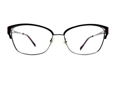 Gafas de gato Vera Bradley púrpura plateado metal Jean Bramble BRM 53 15 135 Foto 1 de 4