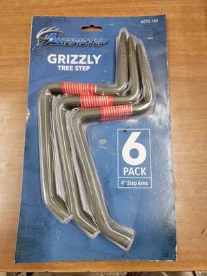 AMERISTEP GRIZZLY TREE STEP, 6-Pack, 4" Step Area, 300 Lb Weight Limit - Image 1 of 4