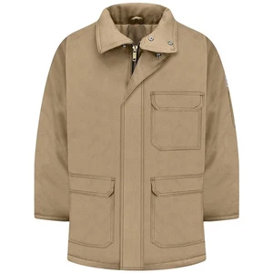 Bulwark JLP8 Khaki Medium Regular Fire Resistant Jacket - Picture 1 of 1