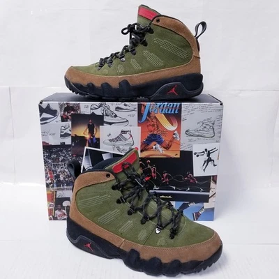 Nike Air Jordan 9 NRG Bota "Carne y Brócoli" AR4491-200 Marrón Oliva Para Hombre 10.5 Foto 1 de 4