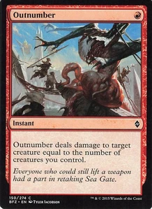 Outnumber Battle for Zendikar Regular - Picture 1 of 1
