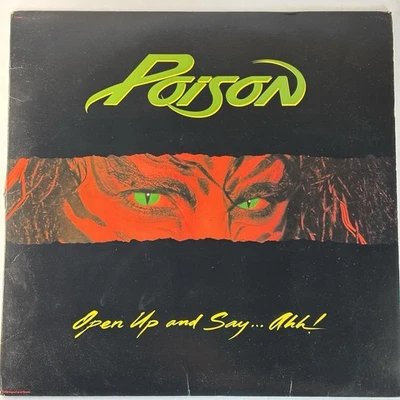 Poison LP Open Up and Say Ahh! **Capitol**  1988 - Image 1 of 4