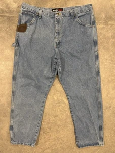 Wrangler Riggs Workwear Carpenter Jeans Men's 42x32 Relaxed Fit Utility Denim - Picture 1 of 7