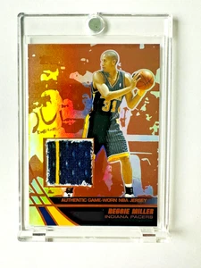 Tarjeta Jersey Topps 2004 edición Reggie Miller juego usada cobre #/99 Pacers - Imagen 1 de 3