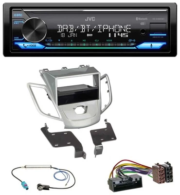 JVC Bluetooth DAB USB MP3 Autoradio für Ford Fiesta JA8 10-17 ohne Display silbe - Bild 1 von 4