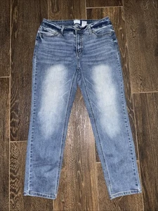 Time and Tru Größe 12 Skinny Jeans Damen - Used-Look blau - Bild 1 von 7
