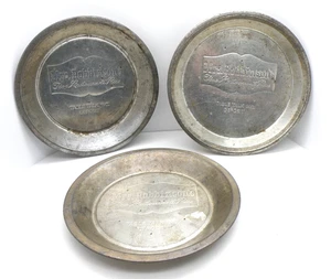 3 Vtg Mrs Robinson's Fine Restaurant Pie Tins 9.5" Vented Table Talk Decor - Picture 1 of 6