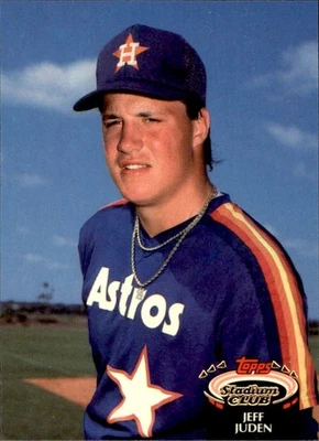1992 Stadium Club #479 Jeff Juden Houston Astros - Image 1 of 2