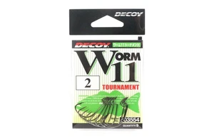 Decoy Worm 11 Tournament Worm Hook Size 2 (3554) - Picture 1 of 6