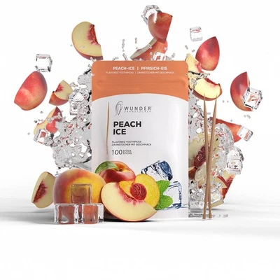 Wunder Zahnstocher - Zahnstocher mit Geschmack Pfirsich/Ice Refill Pack - Bild 1 von 4