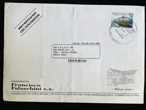 CM) 2018. ARGENTINA. LIGHTHOUSE. MOUNTAINS. COMMERCIAL LETTER CIRCULATED WITH AD - Picture 1 of 1