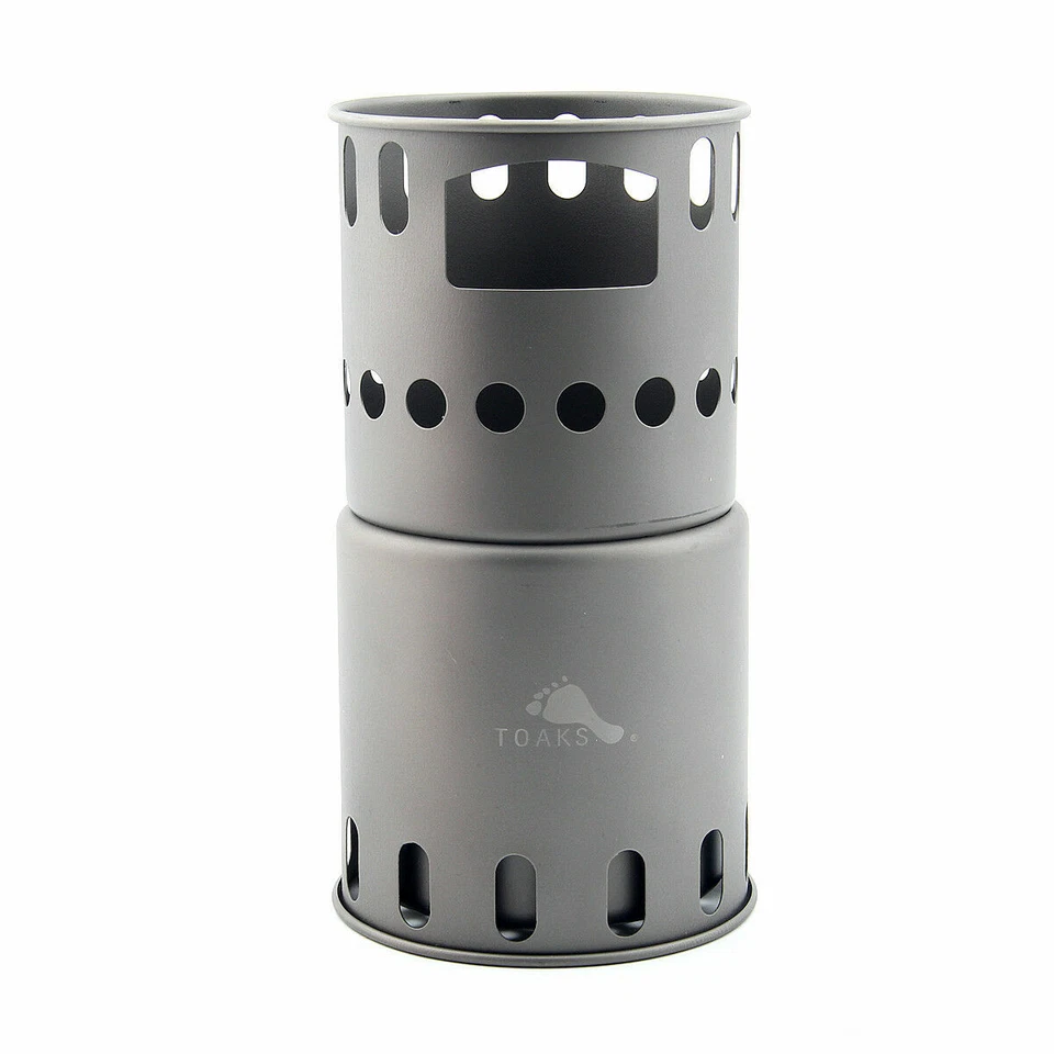 TOAKS STV-11Titanium Wood Stove Ultralight Portable Wood Burning Stove(Big) - Image 1 of 4