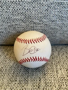 BILLY HALL INDIANAPOLIS INDIANS MILWAUKEE BREWERS SIGNED AUTOGRAPHED BASEBALL - Picture 1 of 6
