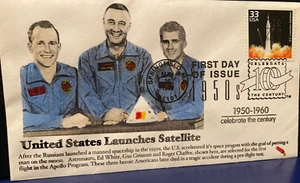 Celebrate the Century 33 cent SPACE FDC Dynamite Covers , lost Apollo Astronauts - Picture 1 of 5