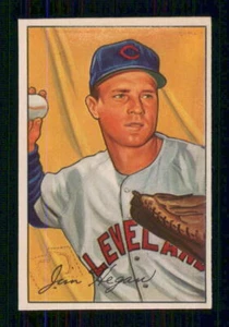 1952 BOWMAN # 187 JIM HEGAN 18039 - Picture 1 of 2