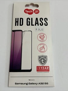 Tech21 HD Glass Screen Protector for Samsung Galaxy A32 5G - Zdjęcie 1 z 2