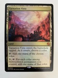 Tarnation Vista *FOIL* OTJ BIG MTG NM/MT The Big Score Combine Ship -TCGshowcase - Picture 1 of 9