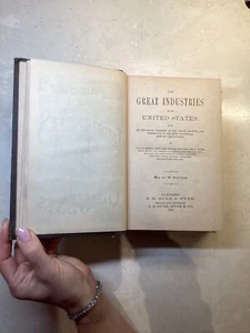 1873 - The Great Industries of the United States, 500+ illustrations Burr & Hyde - Picture 1 of 24