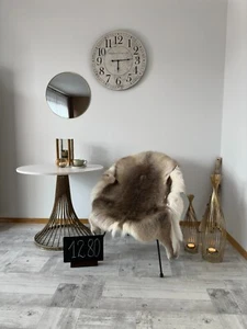 Exclusive Reindeer Skin B Grade 133 x 109 cm Giant Hide Scandinavian Rug #1280 - Picture 1 of 4