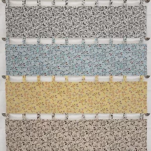 Paisley Tab Top Valances or Curtains (4 Colors Available) - Picture 1 of 5