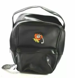 Vintage NOS Toppers Tony Tiger Frosted Flakes Ace Shoe Bag Faux Leather Black - Picture 1 of 8