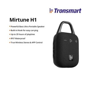 Tronsmart Mirtune H1 Speaker Portable Bluetooth Speaker Hook IPX7 Waterproof - Picture 1 of 13