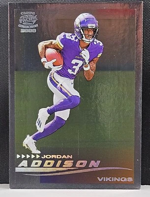 2023 Panini Zenith #14 Jordan Addison Pacific Crown - Minnesota Vikings - Image 1 of 2