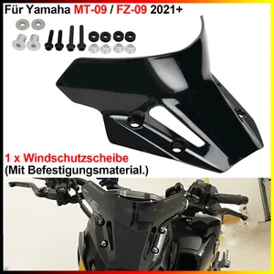 1 Pieza Parabrisas con Material de Fijación, Para Yamaha MT-09/FZ-09 2021+ - Imagen 1 de 11