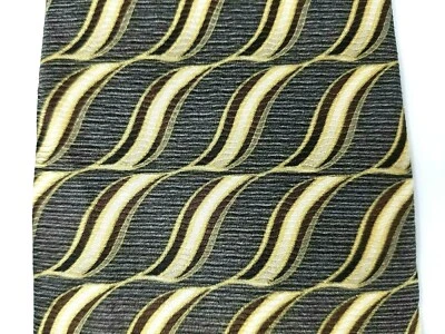 Corbata Carlos Devenezia Hombre Multicolor Geométrica 100% Seda Usada en Excelente Condición Foto 1 de 3