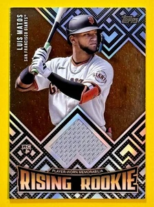 2024 Topps Update Rising Rookie RRR-LM Luis Matos Giants Player-Worn Relic RC - Picture 1 of 2