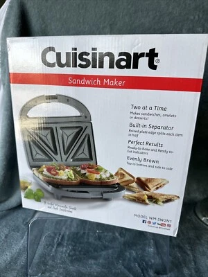 Sandwichera Cuisinart WM-SW2N1 NUNCA USADA probada Foto 1 de 3