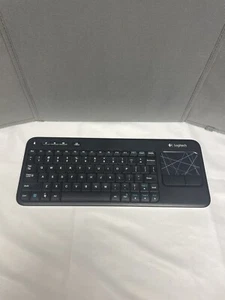 Teclado táctil inalámbrico Logitech K400 con panel táctil multitáctil incorporado - Imagen 1 de 9