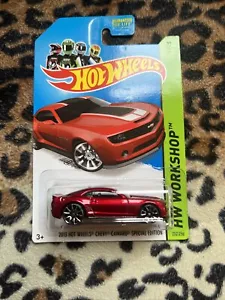 2013 Hot Wheels Chevy Camaro Special Edition Red #202/250 HW Workshop HW Garage - Picture 1 of 1