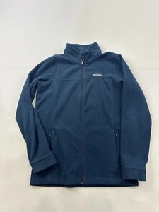 Columbia Jacket Youth Boys XL 18/20 Blue Fleece Full Zip Up - Picture 1 of 6