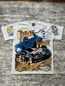 Rusty Wallace Black Magic Nascar AOP Modern Boot Single Stitch SZ 2XL - Picture 1 of 4