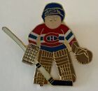 NHL Montreal Canadiens Vintage Hockey Lapel/Hat Pin #002-Goalie