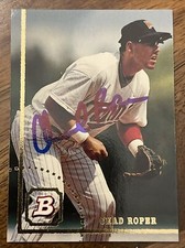 CHAD ROPER autographed 1994 Bowman Baseball Card Minnesota Twins