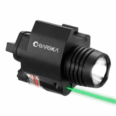 Barska Green Laser with 200 Lumen Flashlight Combo, AU12716 - Image 1 of 4