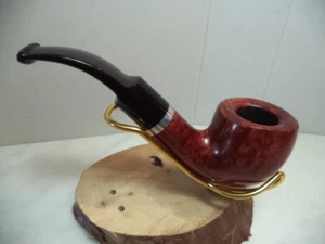 PIPA PIPE POLO IN RADICA BRIAR SMOOTH FREE STYLE 72 MADE IN ITALY NEW - Picture 1 of 6