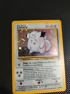 Clefairy - 6/130 - Pokemon Base Set 2 Holo Rare Card WOTC NM/LP - Picture 1 of 2