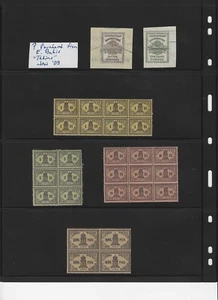RUSSIA - COURT FEES STAMPS MULTIPLES 29 STAMPS MINT / TOP 2 USED - Picture 1 of 1