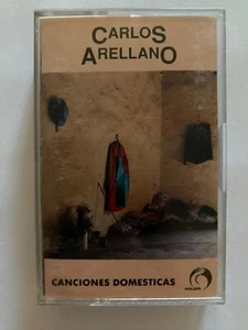 CARLOS ARELLANO - CANCIONES DOMESTICAS - 1986 MEXICAN TAPE ALBUM, FOLK ROCK - Picture 1 of 4
