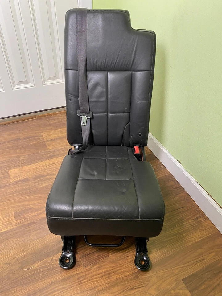 Ford Expedition Lincoln Navigator 2007-2017 segunda fila asiento de banco central negro OEM Foto 1 de 4