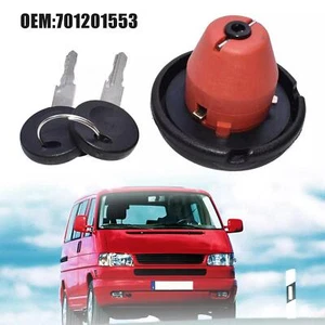 Für VW T4 IV Transporter Bus Tankdeckel W/2pcs Schlüssel 701201553 7D0201551 - Bild 1 von 12