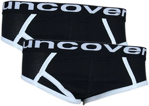 Uncover by Schiesser 2 Stk.  Jungen Slips Slip schwarz Unterhosen SP27  - Bild 1 von 1