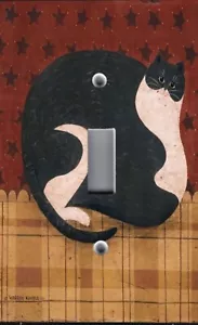 WARREN KIMBLE FAT CAT STARS CHECKS immagine interruttore luce copertura piastra uscita parete - Foto 1 di 26