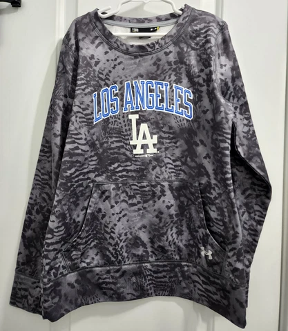 Under Armour Boys Los Angeles Dodgers MLB Sweater Size YMD 10-12 Cover