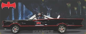 1966 BATMOBILE BAT CAVE BACKGROUND CAR SCENE BANNER SIGN ART MURAL VARIOUS SIZES - Picture 1 of 1